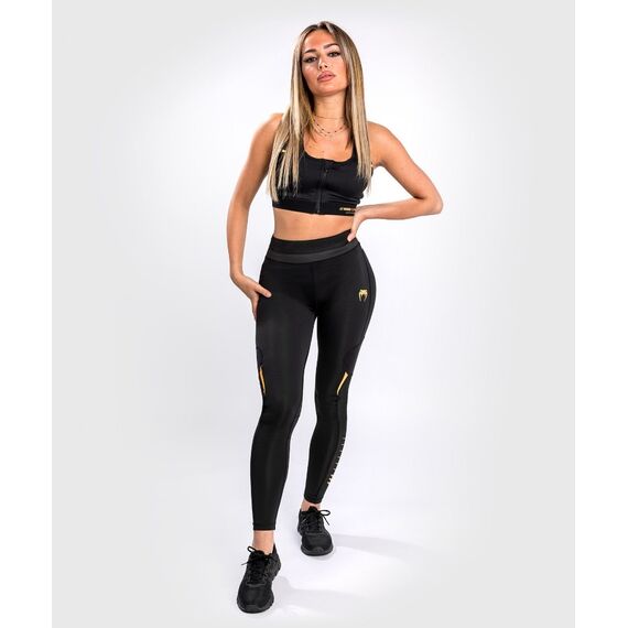 Venum Tempest 2.0 Leggings 7/8 Black/Gold - XS, Bekleidungsgrösse: XS, Farbe: Schwarz