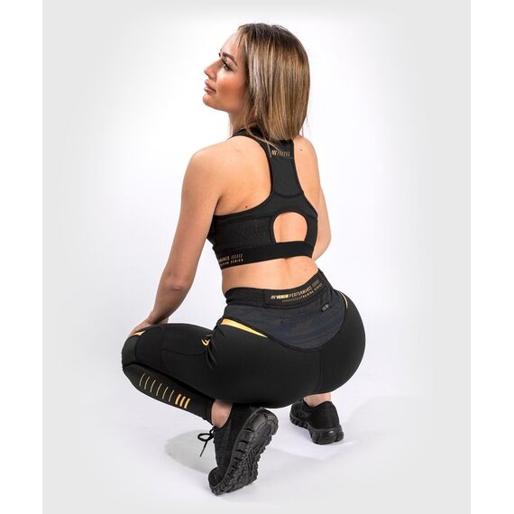 Venum Tempest 2.0 Leggings 7/8 Black/Gold - XS, Bekleidungsgrösse: XS, Farbe: Schwarz, 4 image