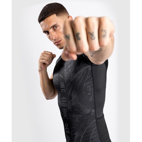 Venum YKZ21 Rashguard - Short Sleeves, Farbe: Schwarz, Grösse : M, 7 image