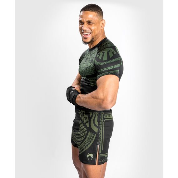 Venum Nakahi Rashguards  Short Sleeves, Taille: M, Couleur: Kaki, 6 image