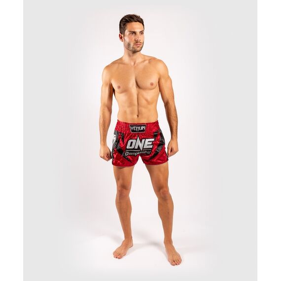 Venum ONE FC Muay Thai Shorts, Farbe: Rot, Grösse : XL, 6 image