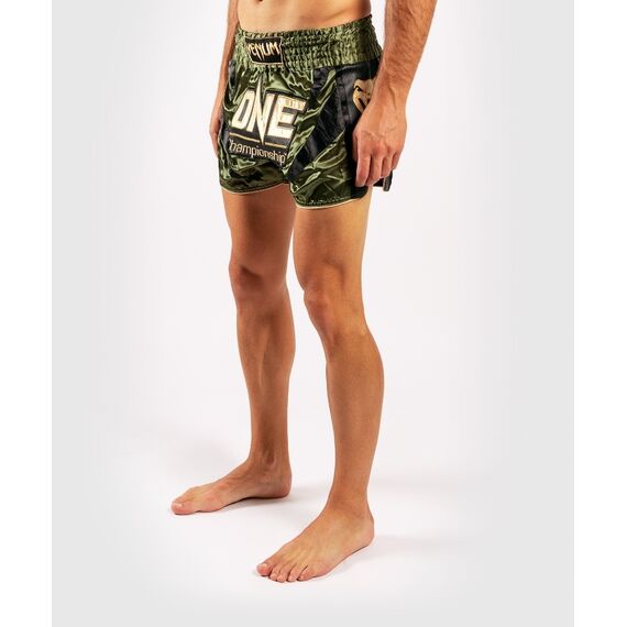 Shorts de muay thai Venum x ONE FC - Kaki/Doré, Couleur: Kaki, Taille ne pas utiliser: M, 2 image