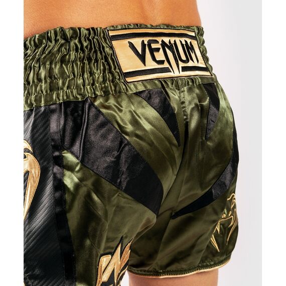 Shorts de muay thai Venum x ONE FC - Kaki/Doré, Couleur: Kaki, Taille ne pas utiliser: M, 7 image