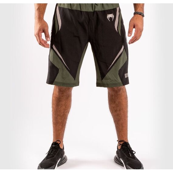 Short d'entrainement Venum ONE FC Impact  - Noir/Kaki, Couleur: Kaki, Taille ne pas utiliser: M