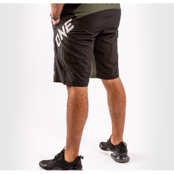 Short d'entrainement Venum ONE FC Impact  - Noir/Kaki, Couleur: Kaki, Taille ne pas utiliser: M, 4 image
