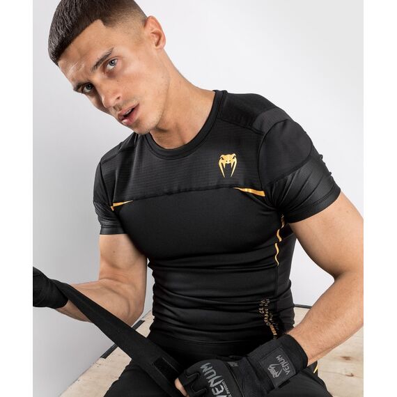 Venum tempest 2.0 Rashguard Short Sleeves, Colour: Schwarz, Size: XL, 6 image