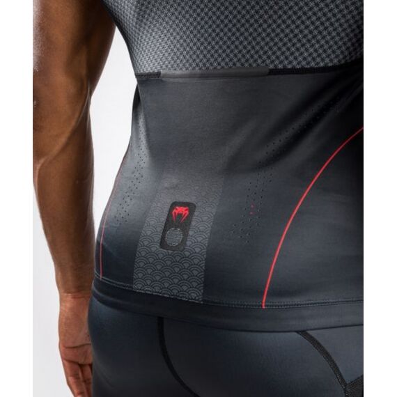 Venum Okinawa 3.0 Rashguard Short Sleeves, Bekleidungsgrösse: L, Farbe: Schwarz, 8 image