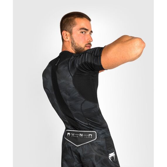 Venum Electron 3.0 Rashguard - Short Sleeves - Black - M, Taille: M, Couleur: Noir, 4 image