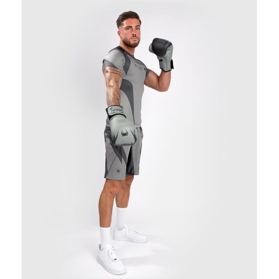 Venum Stone Rashguard - Short Sleeves  - Mineral Green - L, Taille: L, Couleur: Gris, 2 image