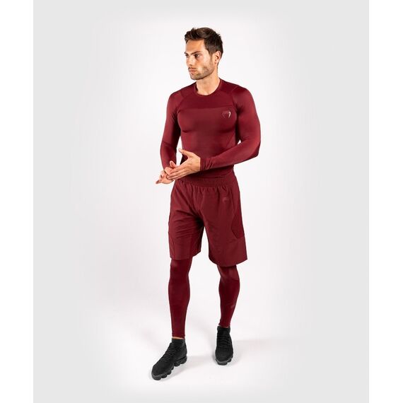 Venum G-Fit Rashguard ong Sleeves - Burgundy, Size: S, Colour: Bordeau, Size: S, 3 image