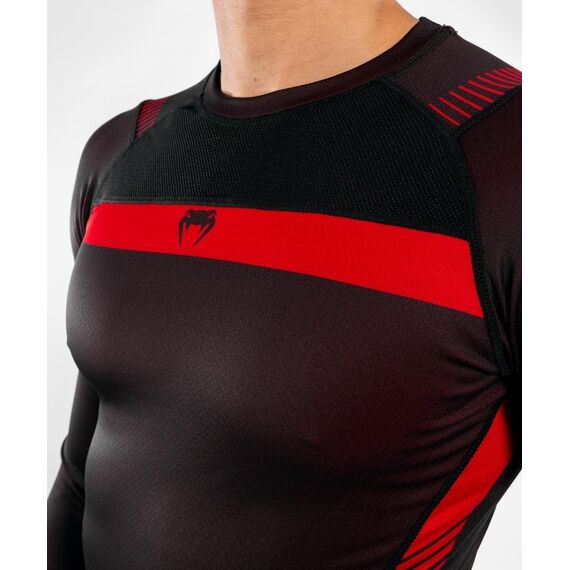 Venum NoGi 3.0 Rashguard long Sleeves, Colour: Rot, Size: XL, 4 image