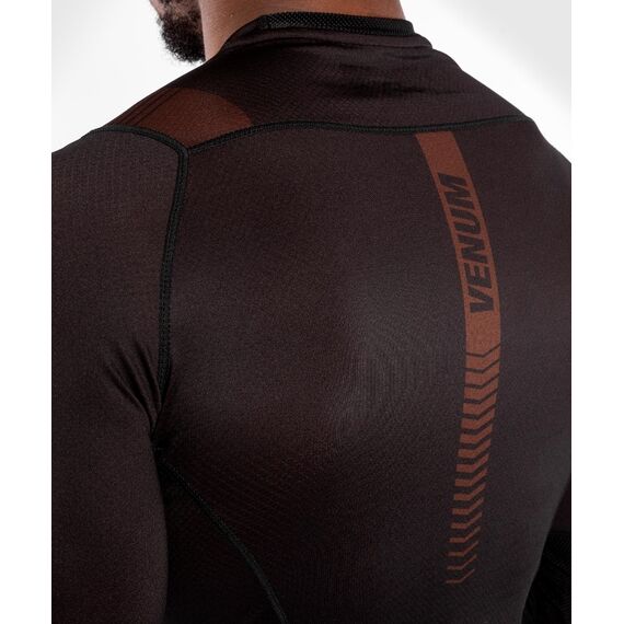 Venum NoGi 3.0 Rashguard long Sleeves, Colour: Braun, Size: S, 3 image