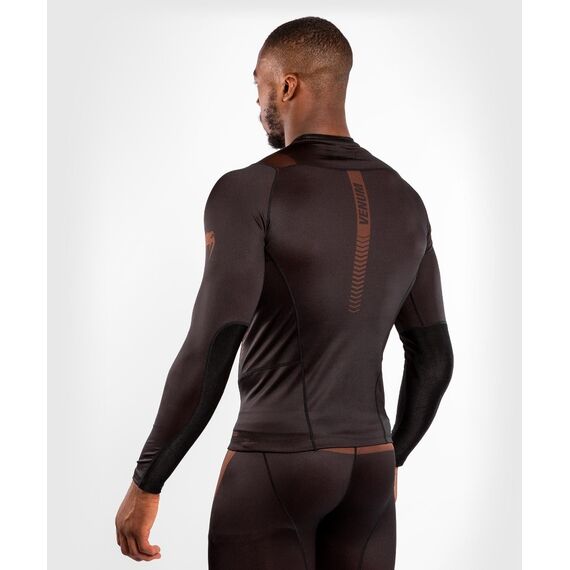Venum NoGi 3.0 Rashguard long Sleeves, Colour: Braun, Size: S, 5 image