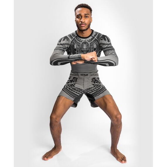 Venum Nakahi Rashguard  Long Sleeves, Taille: L, Couleur: Gris, 6 image