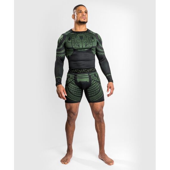Venum Nakahi Rashguard  Long Sleeves, Taille: XL, Couleur: Kaki