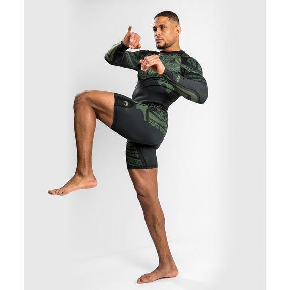 Venum Nakahi Rashguard  Long Sleeves, Taille: XL, Couleur: Kaki, 4 image
