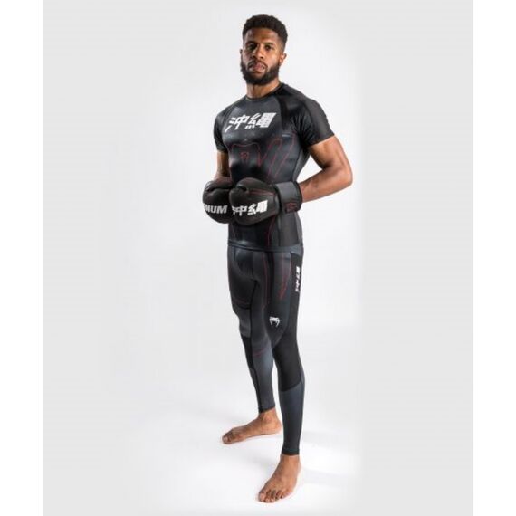 Venum Okinawa 3.0 Rashguard Short Sleeves, Bekleidungsgrösse: M, Farbe: Schwarz, 5 image