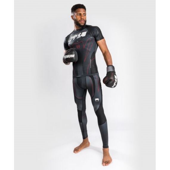 Venum Okinawa 3.0 Rashguard Short Sleeves, Bekleidungsgrösse: M, Farbe: Schwarz, 6 image