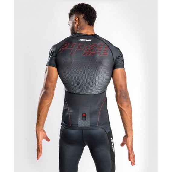 Venum Okinawa 3.0 Rashguard Short Sleeves, Bekleidungsgrösse: M, Farbe: Schwarz, 9 image