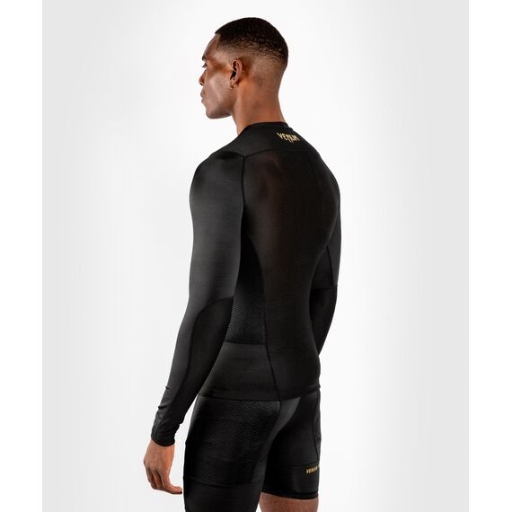 Rashguard Venum G-Fitanches longues - Noir/Or, Couleur: Noir, Taille ne pas utiliser: M, 4 image