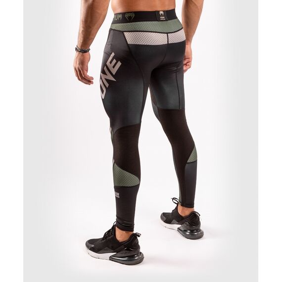 Pantalon de compression Venum ONE FC Impact - Noir/Kaki, Couleur: Kaki, Taille ne pas utiliser: S, 7 image