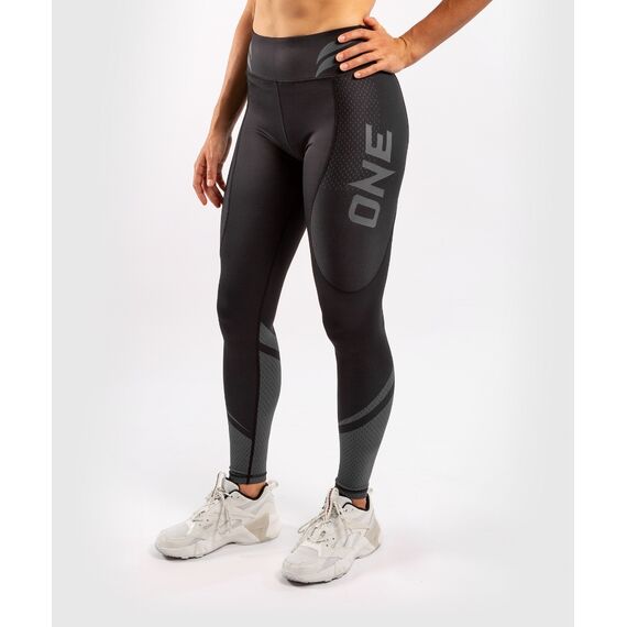 Venum ONE FC Impact Leggings - for women - Black/Black, Colour: Schwarz, Size: L, 7 image