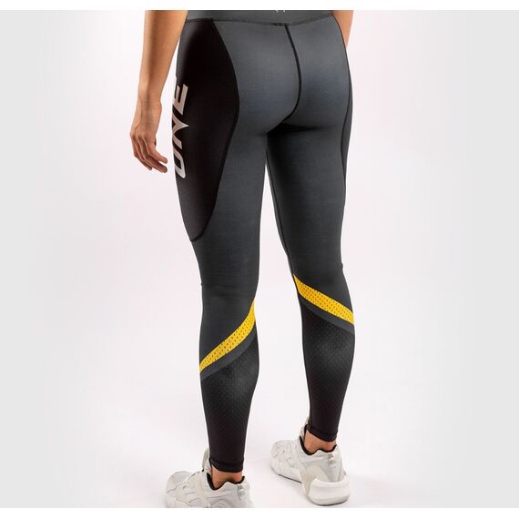 Venum ONE FC Impact Leggings - for women - Grey/Yellow, Farbe: Grau, Grösse : L, 4 image