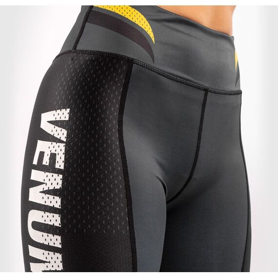Venum ONE FC Impact Leggings - for women - Grey/Yellow, Farbe: Grau, Grösse : L, 6 image