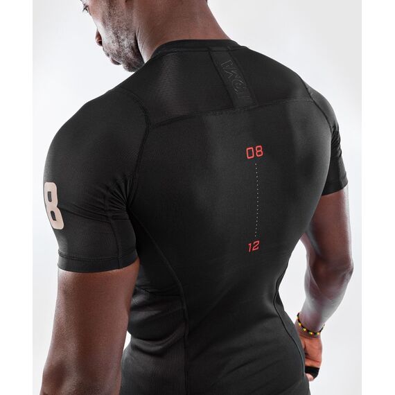 Venum Loma 08-12 Rashguard Short Sleeves, Size: M, Colour: Schwarz, 4 image