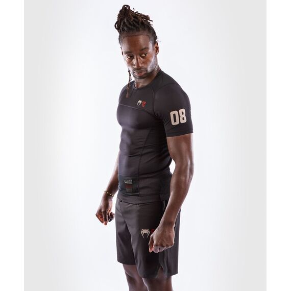 Venum Loma 08-12 Rashguard Short Sleeves, Size: M, Colour: Schwarz, 5 image