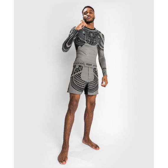 Venum Nakahi Rashguard  Long Sleeves, Taille: M, Couleur: Gris, 4 image