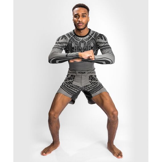 Venum Nakahi Rashguard  Long Sleeves, Taille: M, Couleur: Gris, 6 image