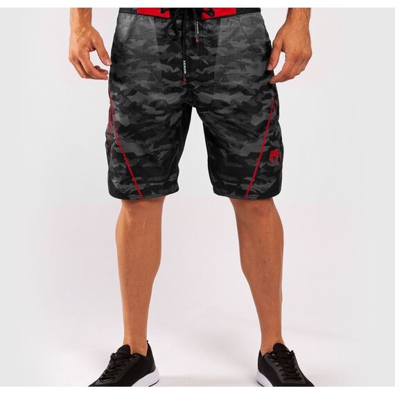 Short de bain Venum Trooper - Noir/Rouge
