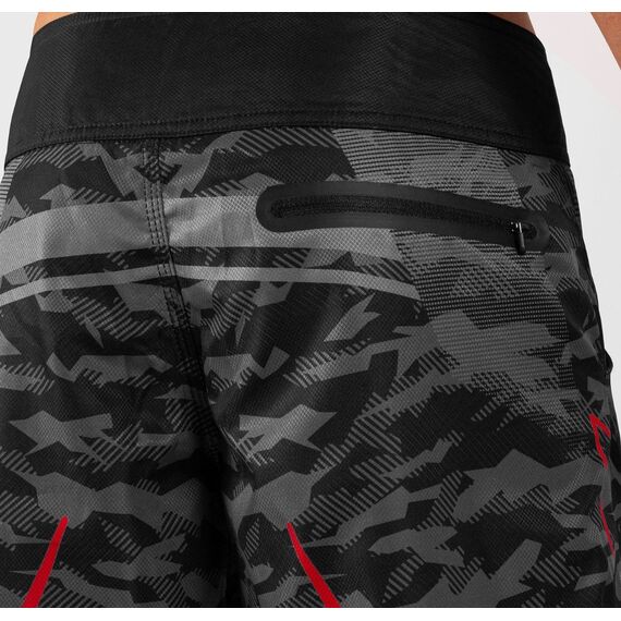 Short de bain Venum Trooper - Noir/Rouge, 10 image