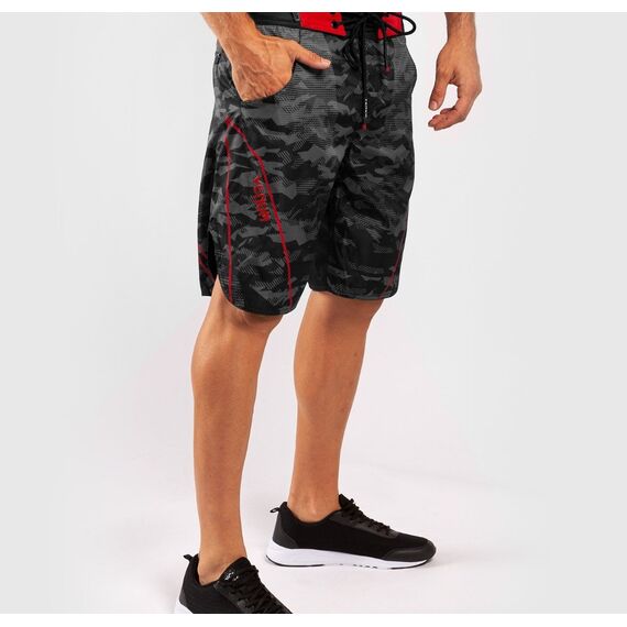 Short de bain Venum Trooper - Noir/Rouge, 4 image