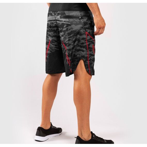Short de bain Venum Trooper - Noir/Rouge, 6 image