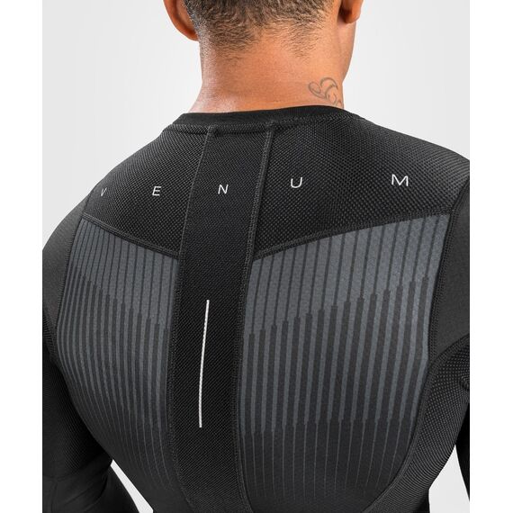 Venum Biomecha Rashguard Long Sleeves - Black/Grey - M, Bekleidungsgrösse: M, Farbe: Schwarz, 6 image