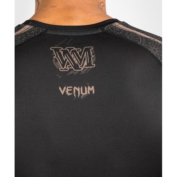 Venum Santa Muerte Dark Side - Rashguard Long Sleeves - Black/Brown - M, Bekleidungsgrösse: M, Farbe: Schwarz, 4 image