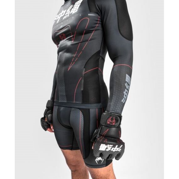 Venum Okinawa 3.0 Rashguard Long Sleeves, Taille: L, Couleur: Noir, 3 image