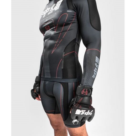 Venum Okinawa 3.0 Rashguard Long Sleeves, Taille: S, Couleur: Noir, 6 image