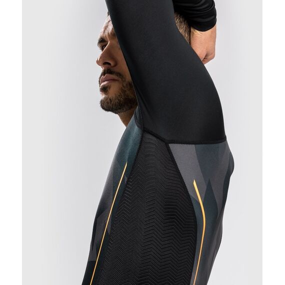 Venum Razor Rashguard Long Sleeves - Black/Gold - M, Size: M, Colour: Schwarz, 7 image