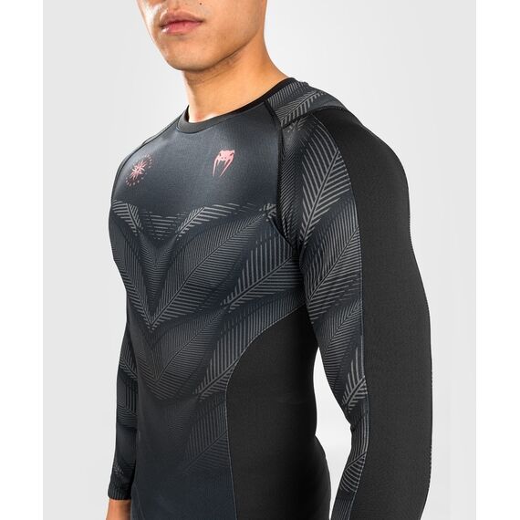 Venum Phantom Rashguard Long Sleeves, Bekleidungsgrösse: M, Farbe: Schwarz, 2 image