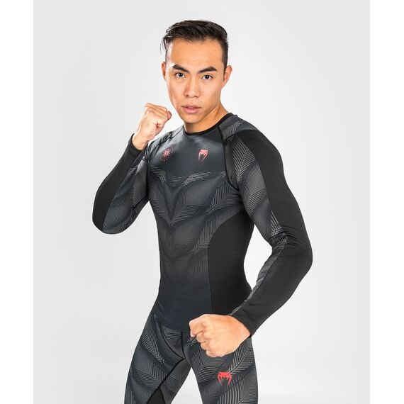 Venum Phantom Rashguard Long Sleeves, Bekleidungsgrösse: M, Farbe: Schwarz, 3 image