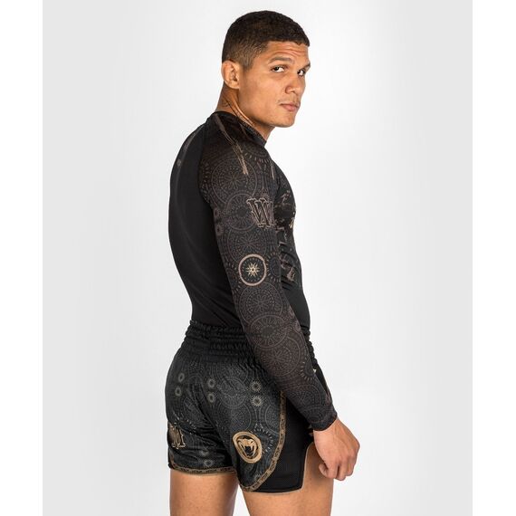 Venum Santa Muerte Dark Side - Rashguard Long Sleeves - Black/Brown - M, Bekleidungsgrösse: M, Farbe: Schwarz, 8 image