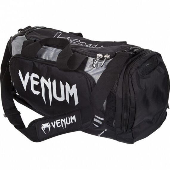 Venum Trainer Lite Sport Bag - Black-Grey, Colore: Nero