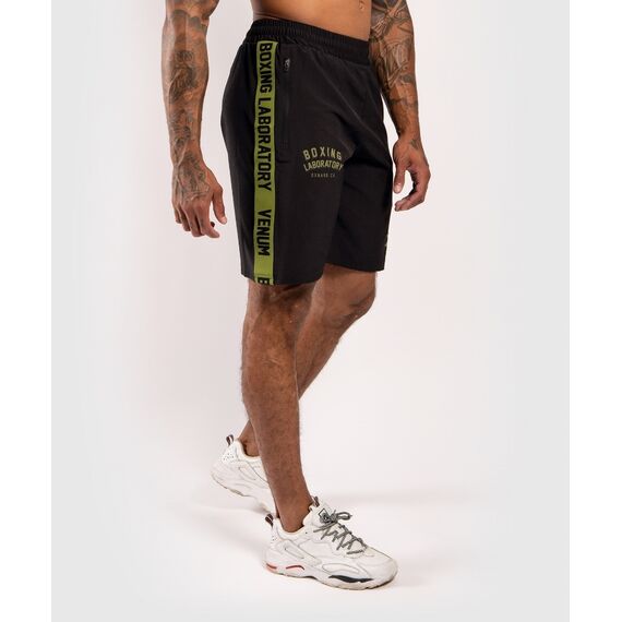 Venum Boxing Lab Training shorts - Black/Green, Colour: Schwarz, Size: XL, 6 image
