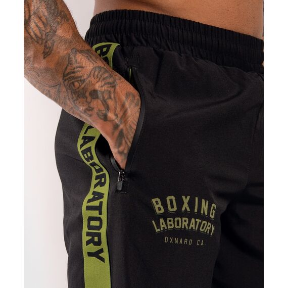 Venum Boxing Lab Training shorts - Black/Green, Colour: Schwarz, Size: XL, 9 image