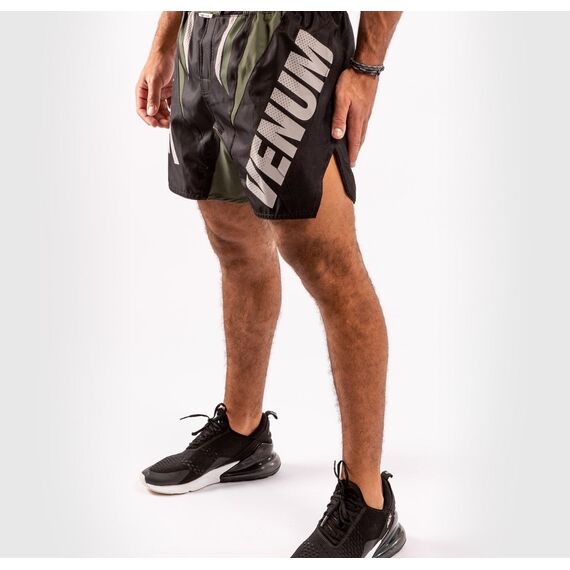 Venum ONE FC Impact Fightshorts - Black/Khaki, Colour: Schwarz, Size: M, 3 image