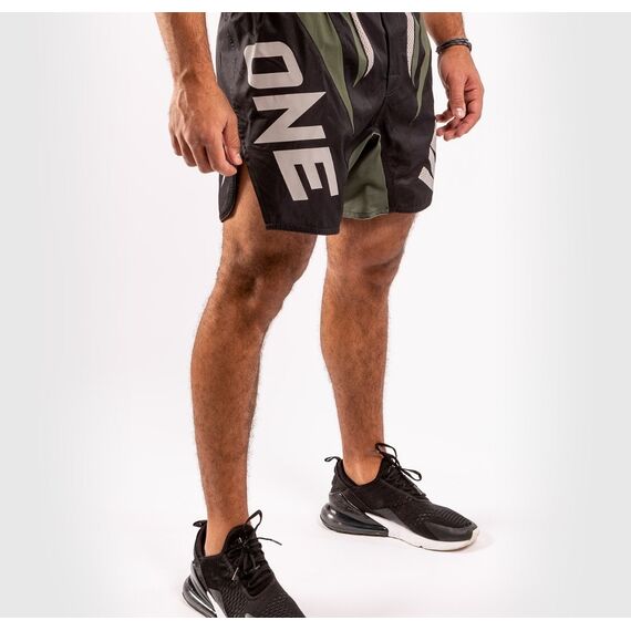 Venum ONE FC Impact Fightshorts - Black/Khaki, Colour: Schwarz, Size: M, 5 image