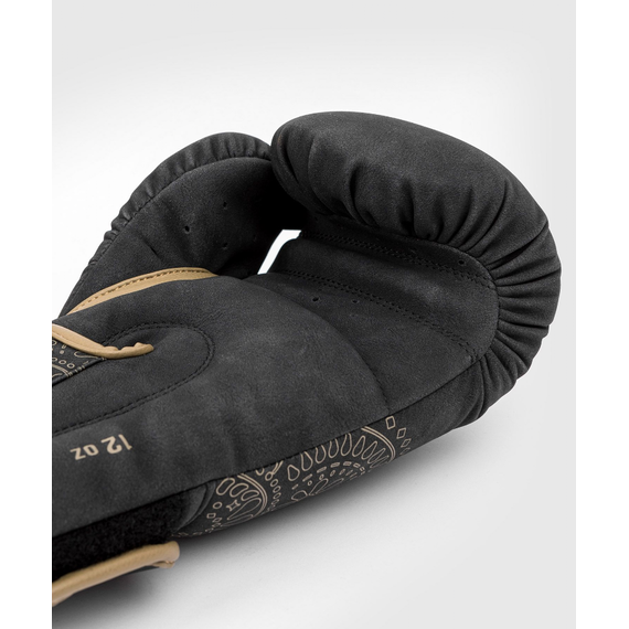 Venum Santa Muerte Dark Side - Boxing Gloves - Black/Brown - 14 Oz, Farbe: Schwarz, OZ: 14oz, 3 image